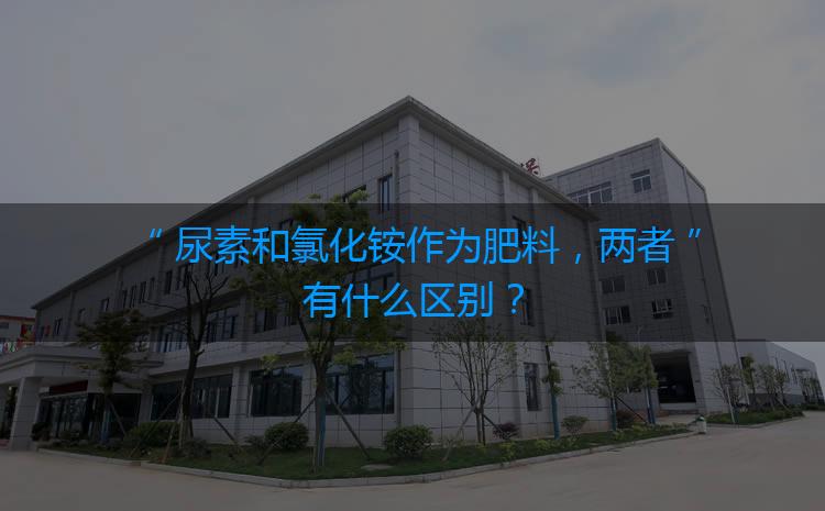 尿素和氯化銨作為肥料，兩者有什么區(qū)別？